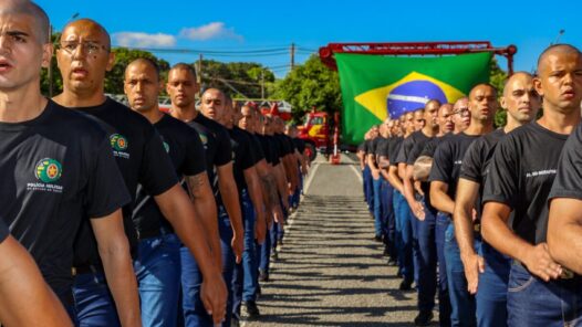Curso de formação de novos praças da PM. Foto: PM5