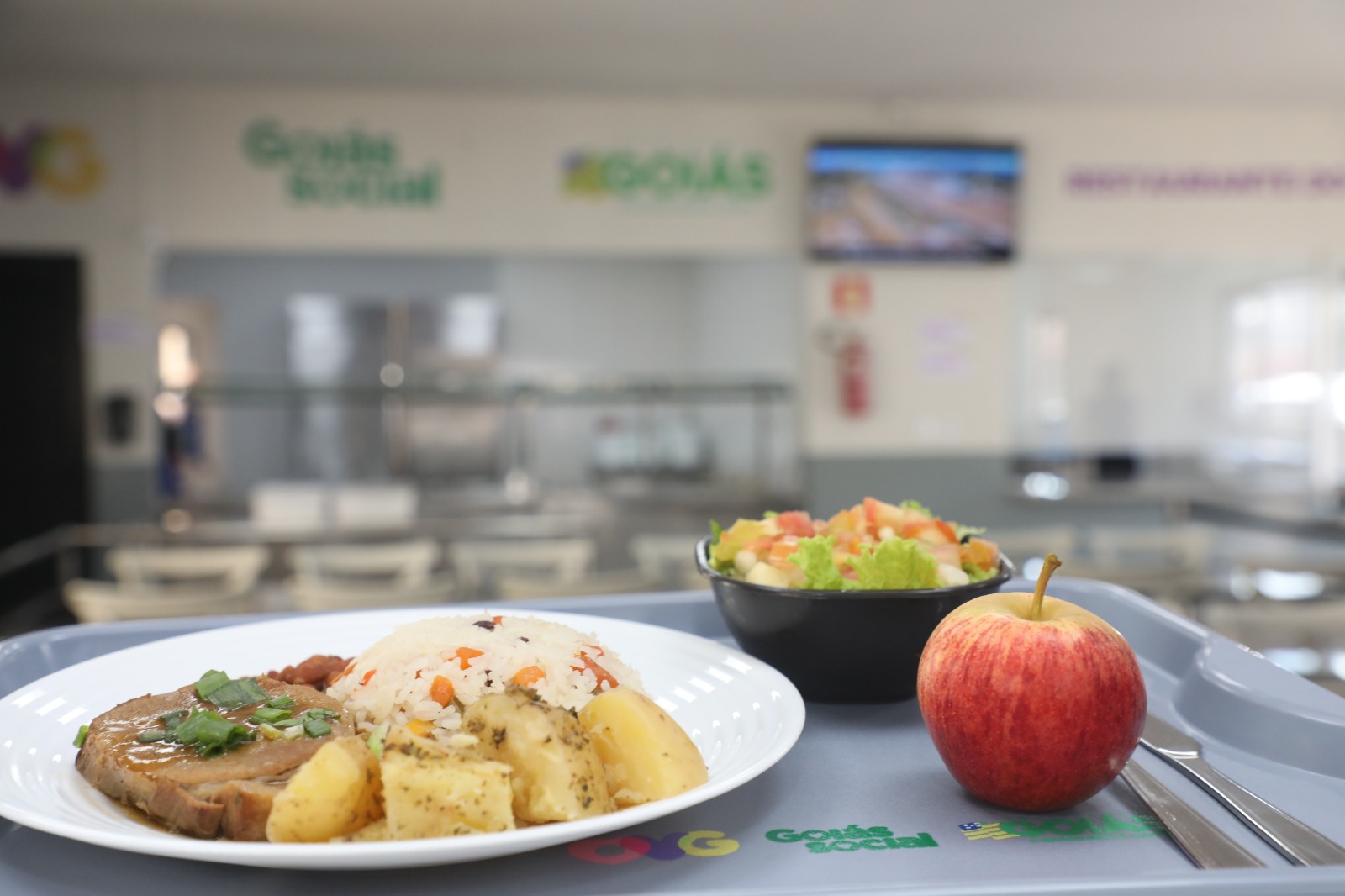 Restaurante do Bem em Goiânia. Foto: Alex Malheiros