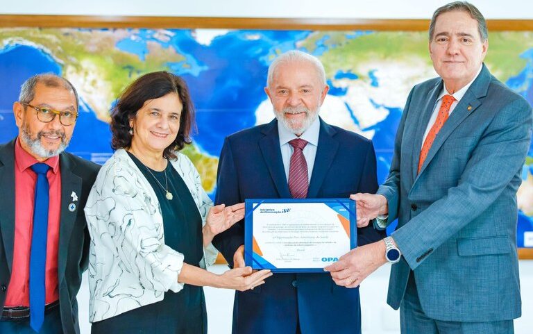 Brasil recupera certificado de país livre do sarampo. Foto: Ricardo Stuckert