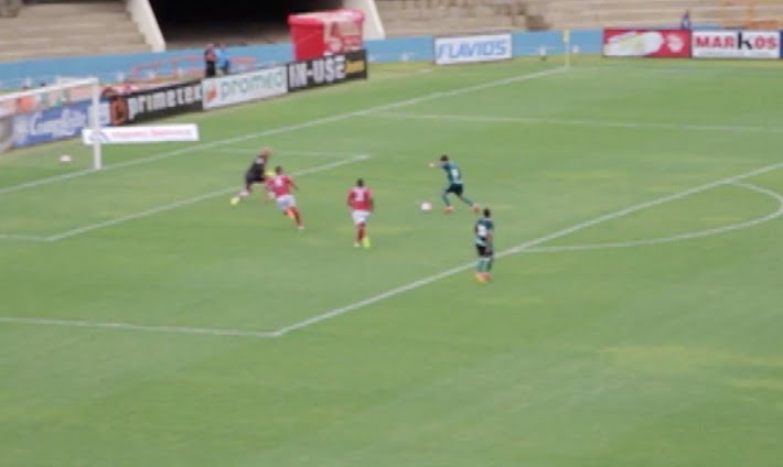 Gol de Erick contra o Atl&eacute;tico Goianiense