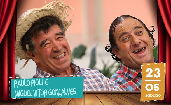 Shopping Esta&ccedil;&atilde;o Goi&acirc;nia promove show de humor com Geraldo e Geraldinho