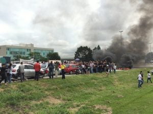 Ap&oacute;s protesto, tr&acirc;nsito da BR-153 &eacute; liberado