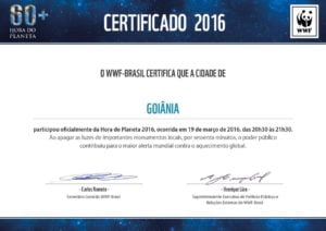certificado wwf brasil para goiania