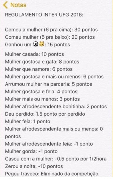 lista machista interufg