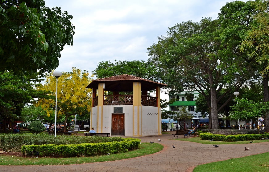 coreto da praca joaquim em campinas