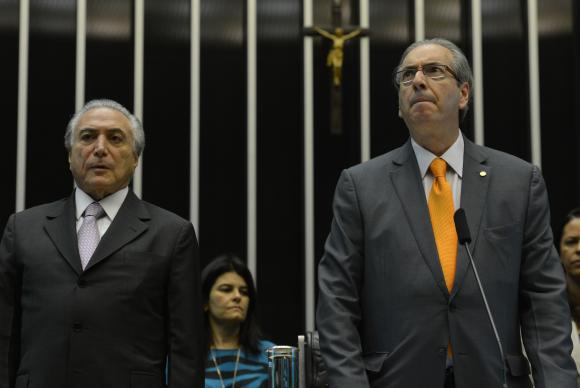 temer e cunha ebc