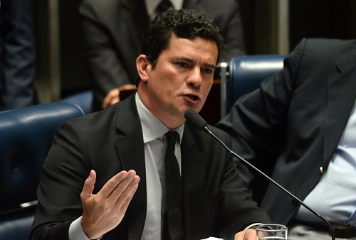 sergio moro no senado foto renato costa folhapress