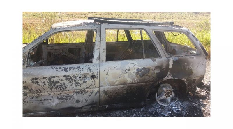 carro carbonizado sao miguel passa quatro
