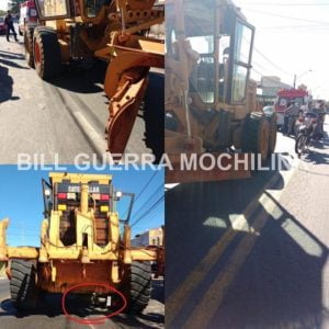 trator esmaga pernas de motociclista