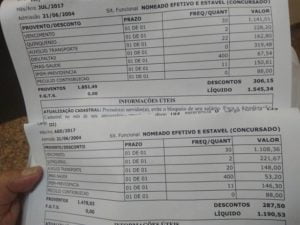 contracheque servidora educacao