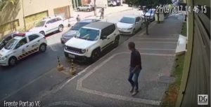 mulher baleada no bueno