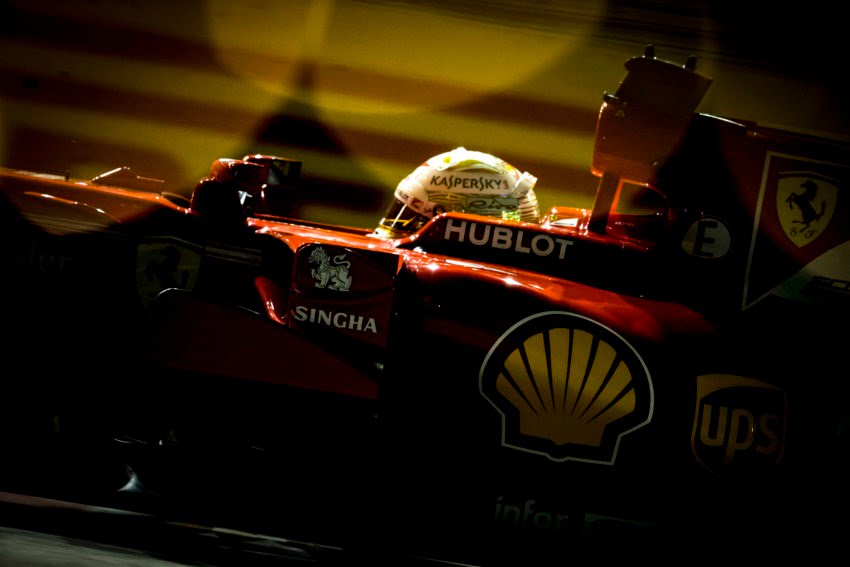 vettel pole cingapura fotos publicas