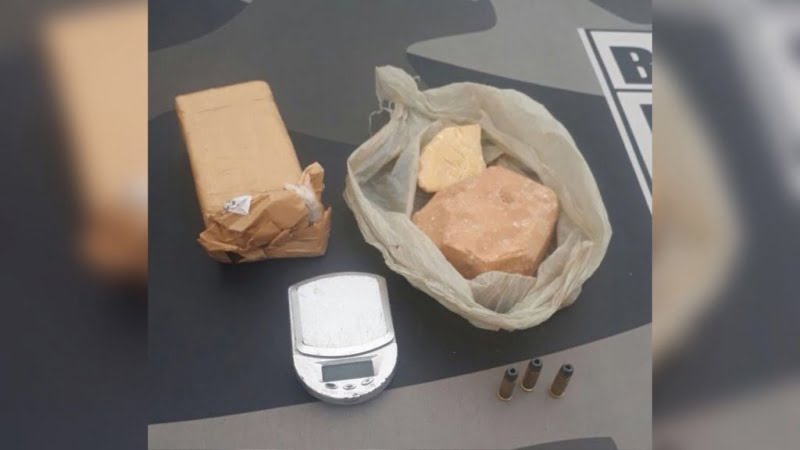 droga apreendida gordinho foto pm
