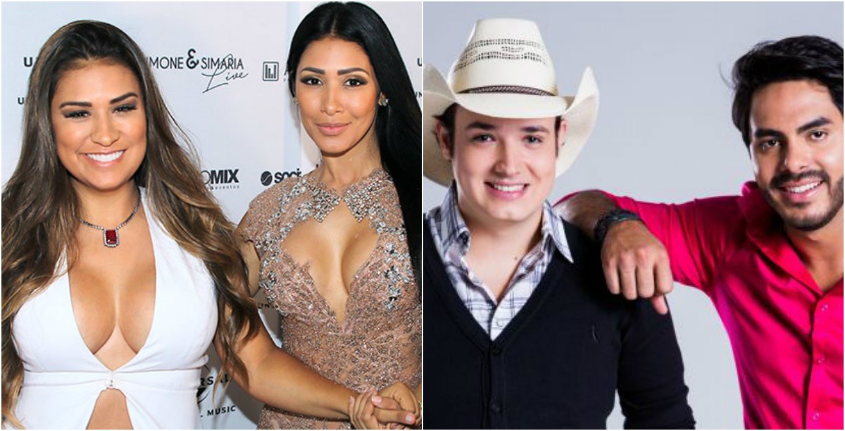 simone e simaria e israel e rodolfo fotos divulgacao