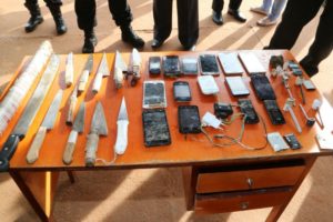 objetos apreendidos vistoria semiaberto foto jota euripedes