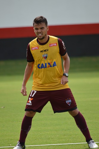 Rodrigo - Volante do Atlético. (Foto: Paulo Marcos) rodrigo atletico