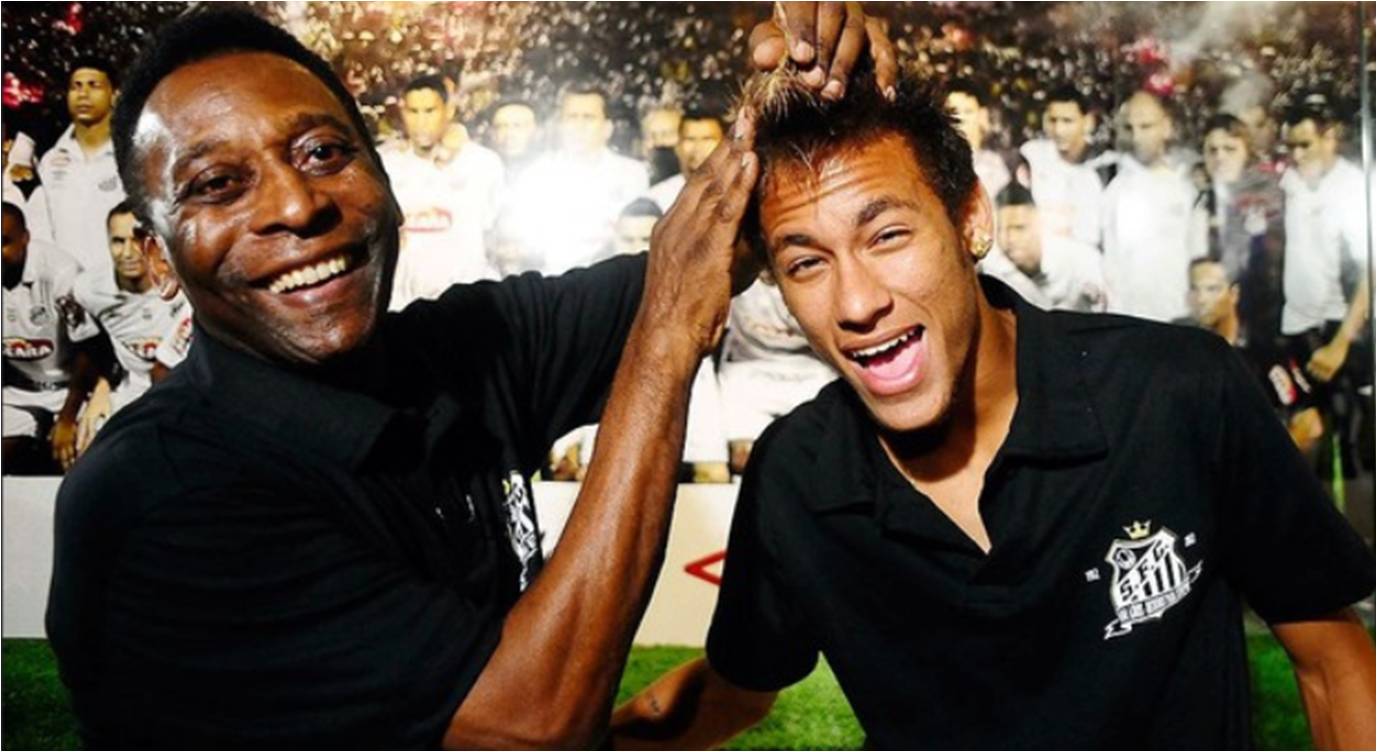 pele e neymar