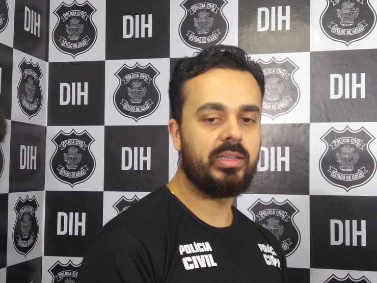 Delegado aguarda documentação da SMS Goiânia (Foto: Samuel Straioto- Diário de Goiás) delegado romulo figueiredo.jpg