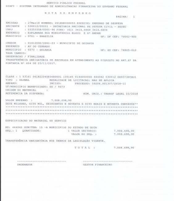 Nota relativa ao empenho do recurso nota de empenho marginal.jpg