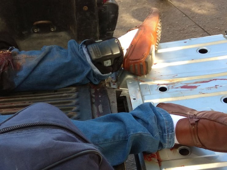 tornozeleira homem morto