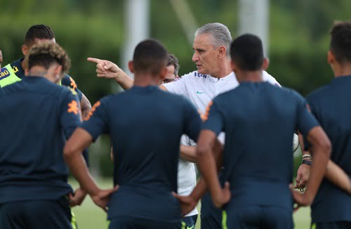tite selecao treino