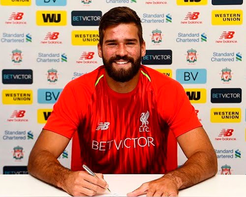 contrato alisson liverpool
