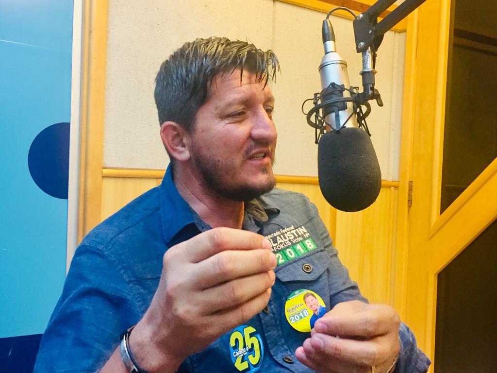 Glaustin da Fokus, deputado eleito, defende incentivos (foto Altair Tavares)