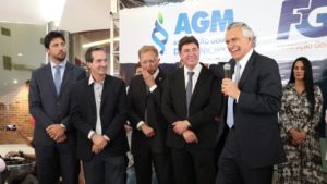 Caiado dá recado aos prefeitos reunido com FGM e AGM (Fofo divulgação)