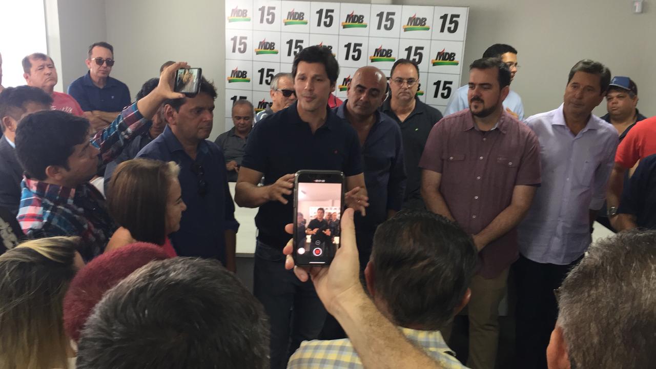 Vilela discursa após vencer eleições internas do MDB