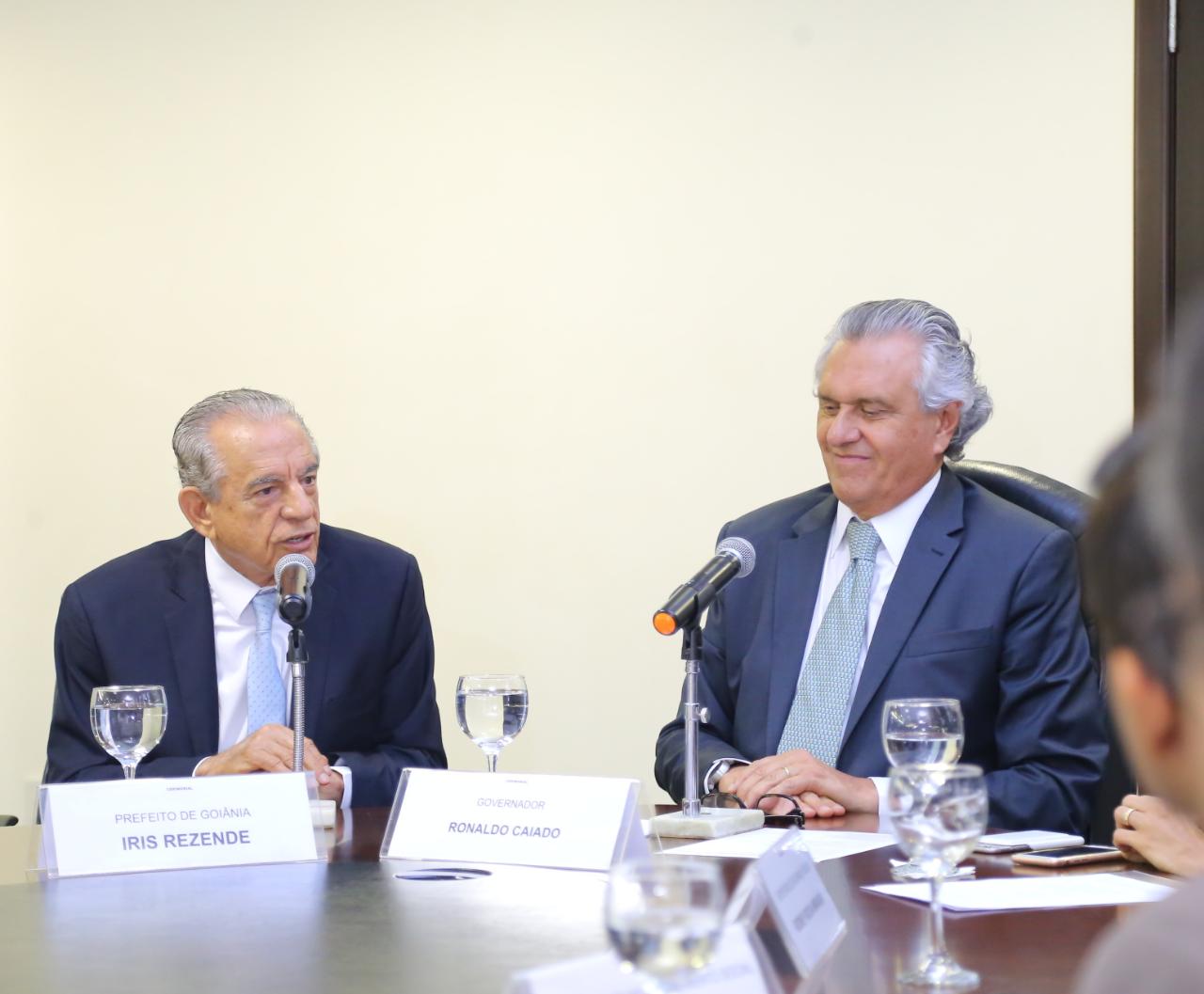 Copo de vidro com vitamina de manga decorado com folhas