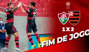 Flamengo venceu o Fluminense por 2 a 1 no Maracanã