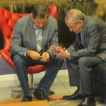 Maguito Vilela e Iris Rezende em encontro da PUC