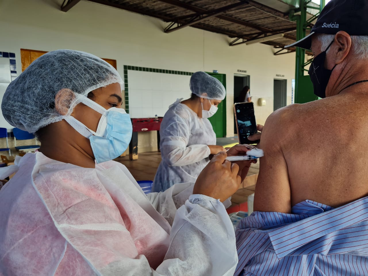 vacinação contra a Covid-19 em Goiânia