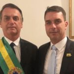 Flávio e Jair Bolsonaro