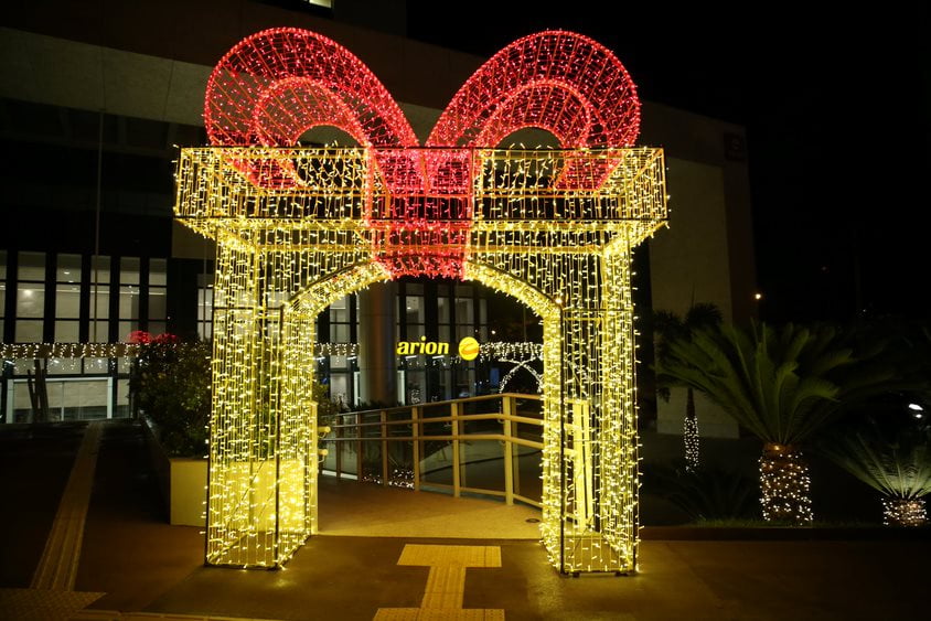 Órion Complex vai premiar melhor foto tirada com sua decoração natalina (Foto Divulgação).