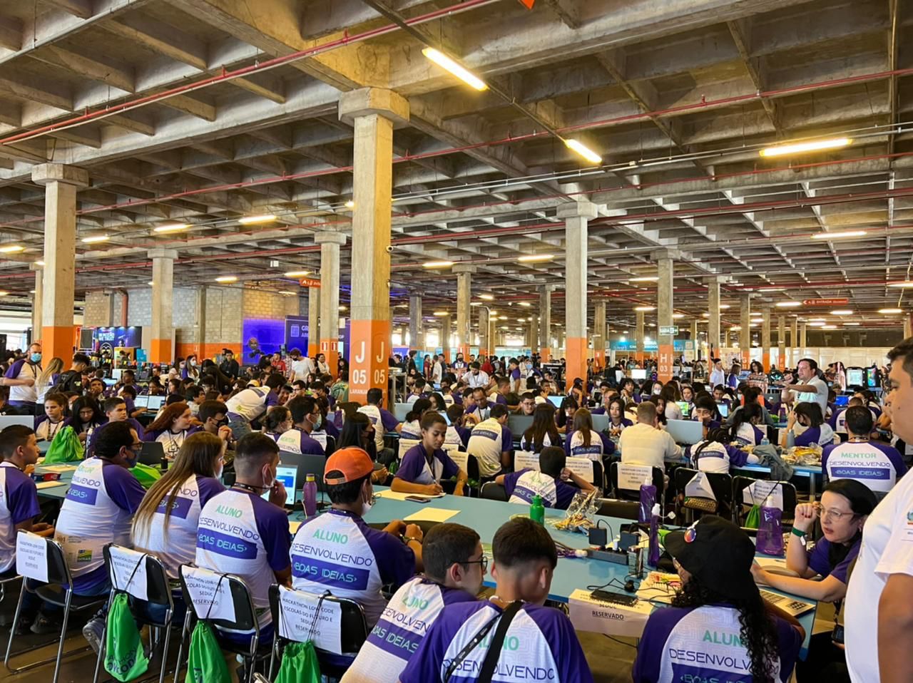 alunos da rede municipal na campus party