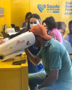 Projeto Saúde na Estrada atendeu 441 caminhoneiros (Foto divulgação).