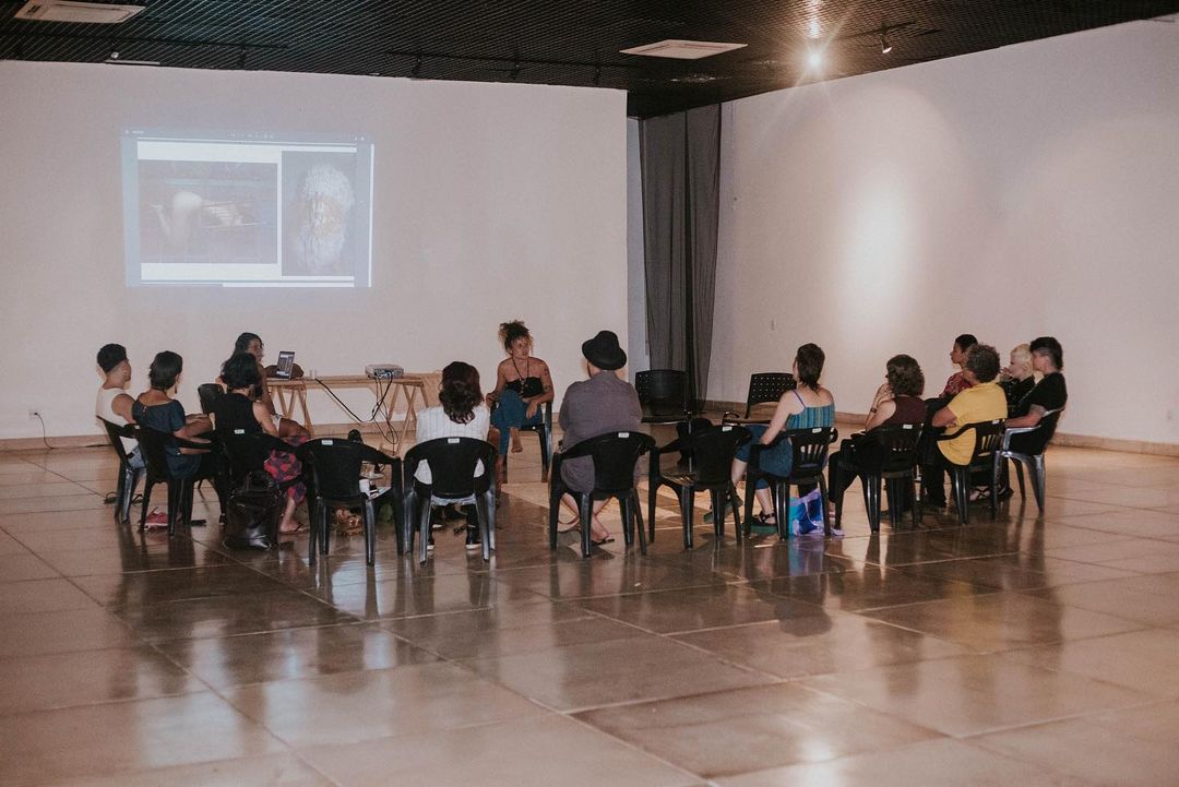 Projeto Letra Delas durante atividade (Foto SECULT).