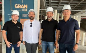 Mixed-use Gran Life: Astúrio Bastos - ABL Prime, Cláudio Eduardo Salem - Adriana Imóveis, Fernando Fonseca - ABL Prime e Dário Jardim - Trinus Co (Foto divulgação).