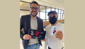 Adriano Oliveira e Siron Franco (Foto divulgação).