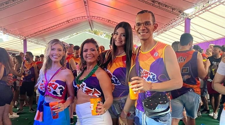 Goianos aproveitam diversão de bloquinhos de Carnaval (Foto divulgação).