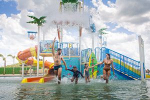 Brinquedão Aqualegre também é uma das atrações disponíveis no Tauá Resort Alexânia (Foto Gabriel Boieras).