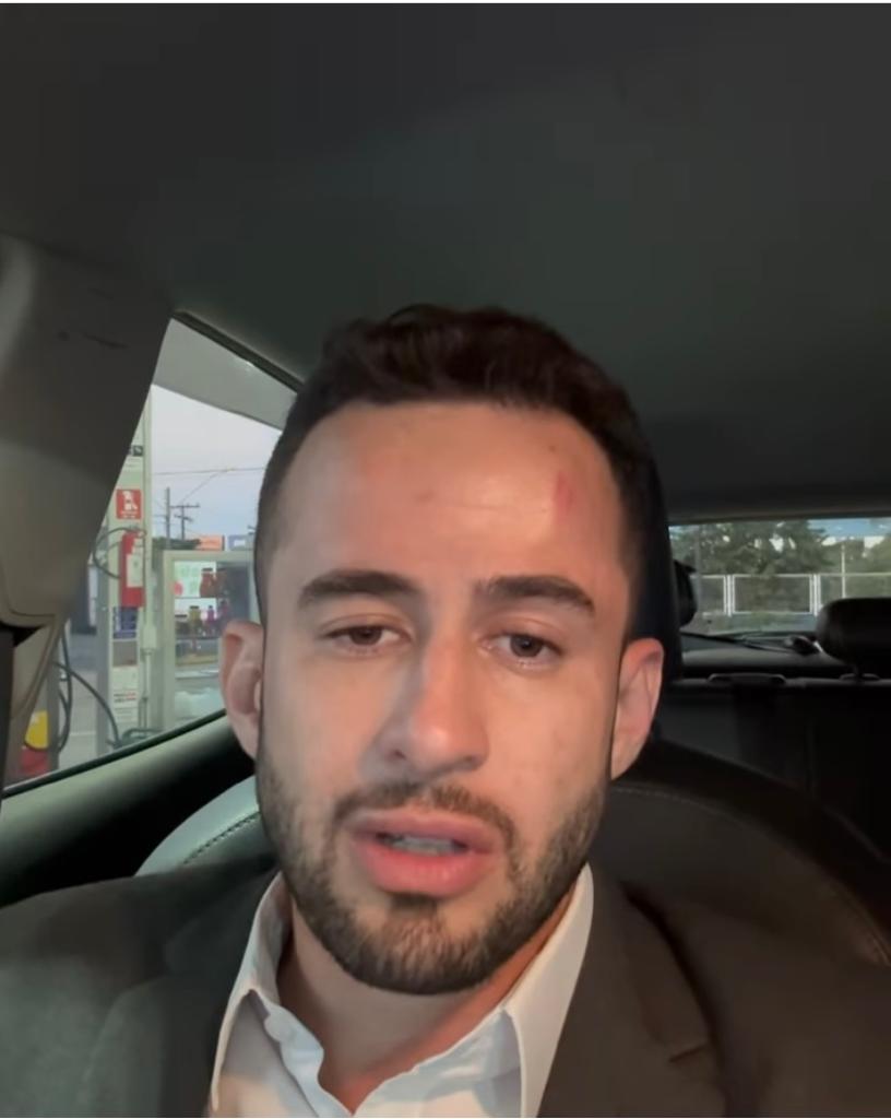 advogado agredido na CPP. Foto: Reprodução/ Instagram