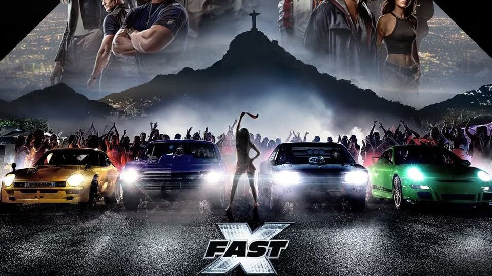 Ilustração do signo de Áries nas cores laranja e roxo em um fundo preto