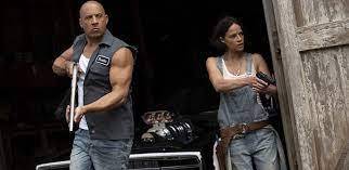 Ilustração do signo de Aquário nas cores azul, roxo e branco em um fundo preto