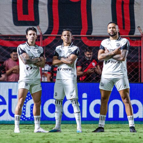 Goleada do Ceará diante do Atlético-GO no Accioly