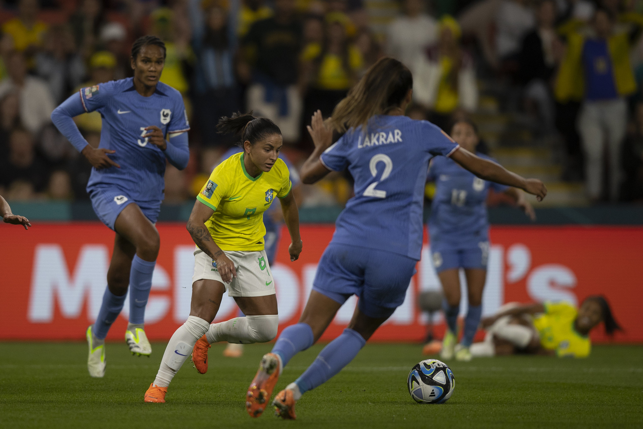 Brasil 1x2 França - Copa do Mundo Futebol Feminino (Foto - Thaís Magalhães)