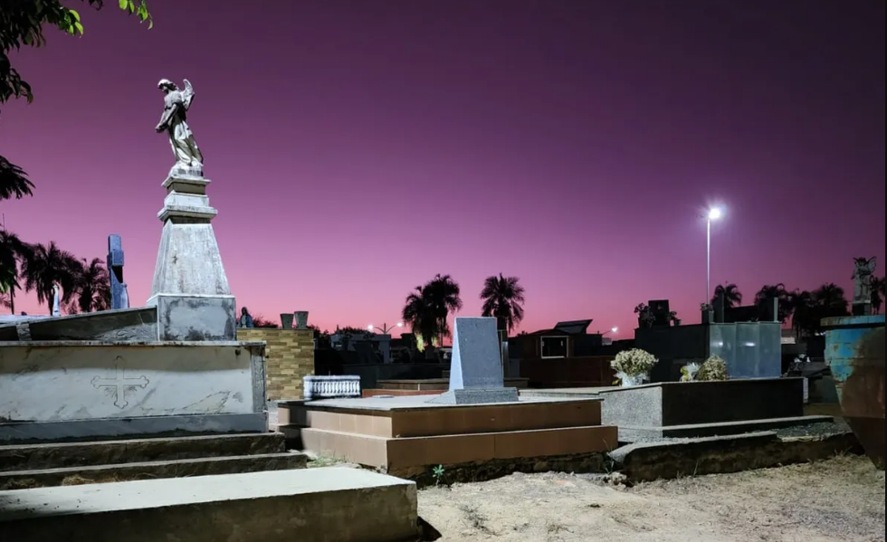 Cemitério de Caldas Novas. Foto: Reprodução