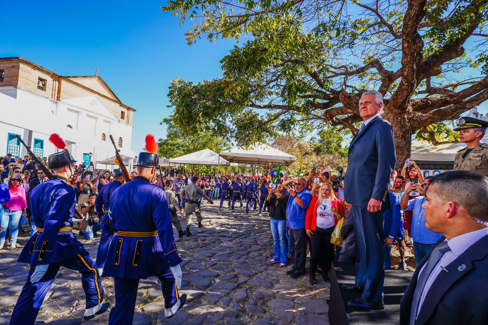 Ronaldo Caiado 296 anos da cidade de Goiás. Foto: Hegon Corrêa
