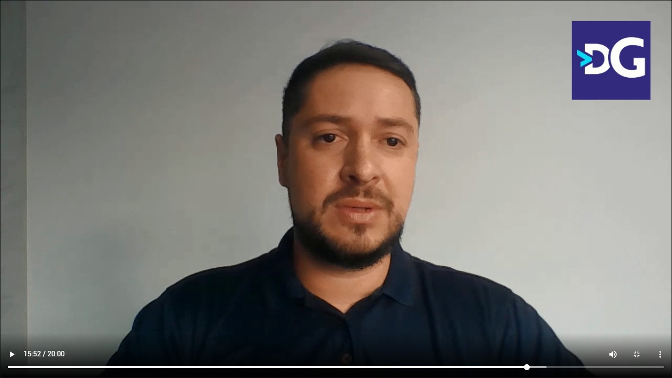 Tiago Sabino. Foto: DG